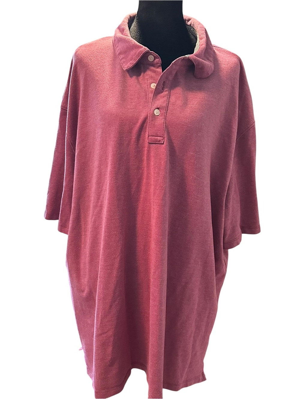Fairlane Dusty Rose Men's Polo Shirt - Classic Three-Button Style